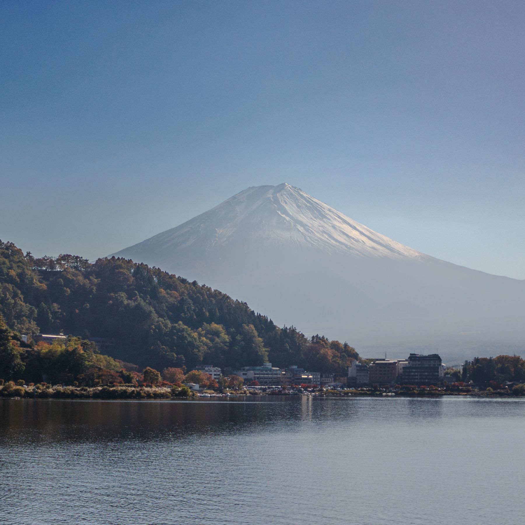 Mt Fuji over Lake Kawaguchi
